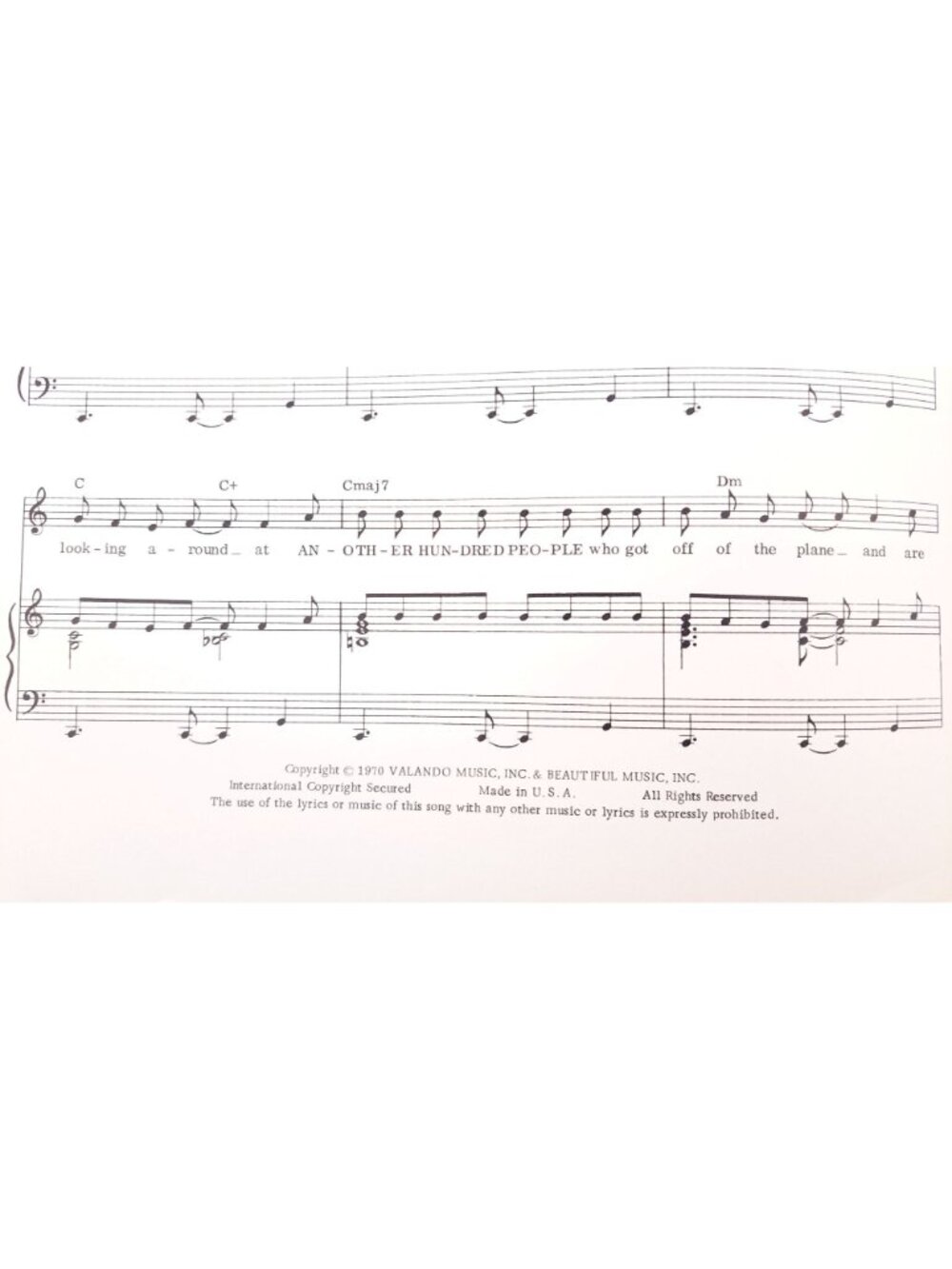 Vintage Another Hundred People Sheet Music Company Musical Pop Edition Sondheim - Picture 3 of 7